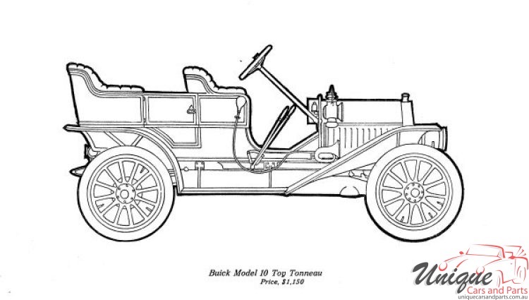 1910 Buick Specifications Brochure Page 12